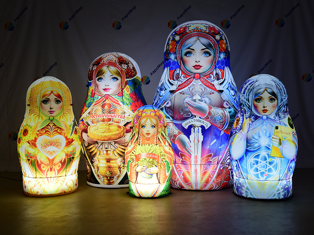 Надувное оформление Триколор