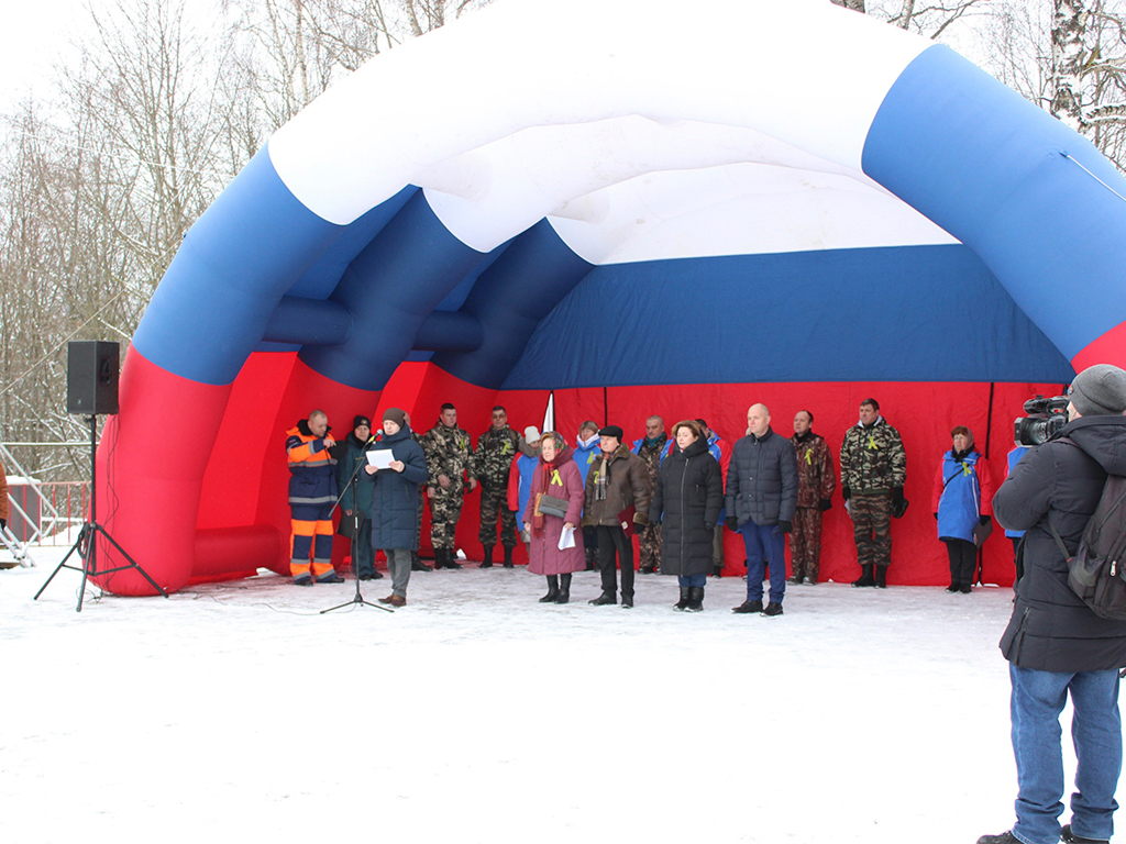 Надувное оформление Триколор