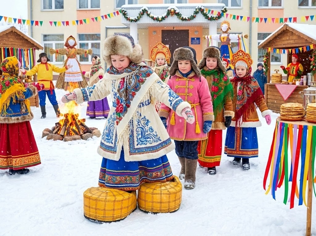 Игровой реквизит для Масленицы