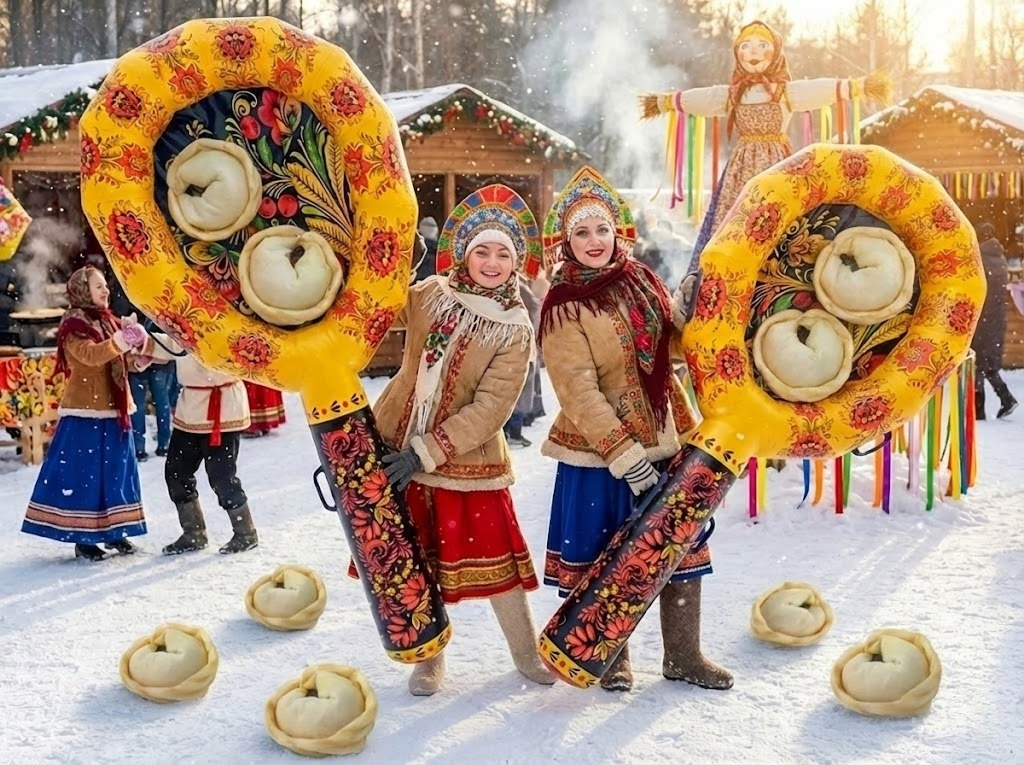 Игровой реквизит для Масленицы