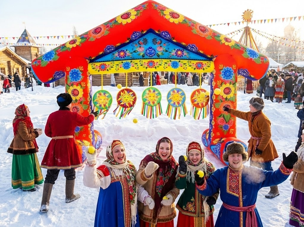 Игровой реквизит для Масленицы