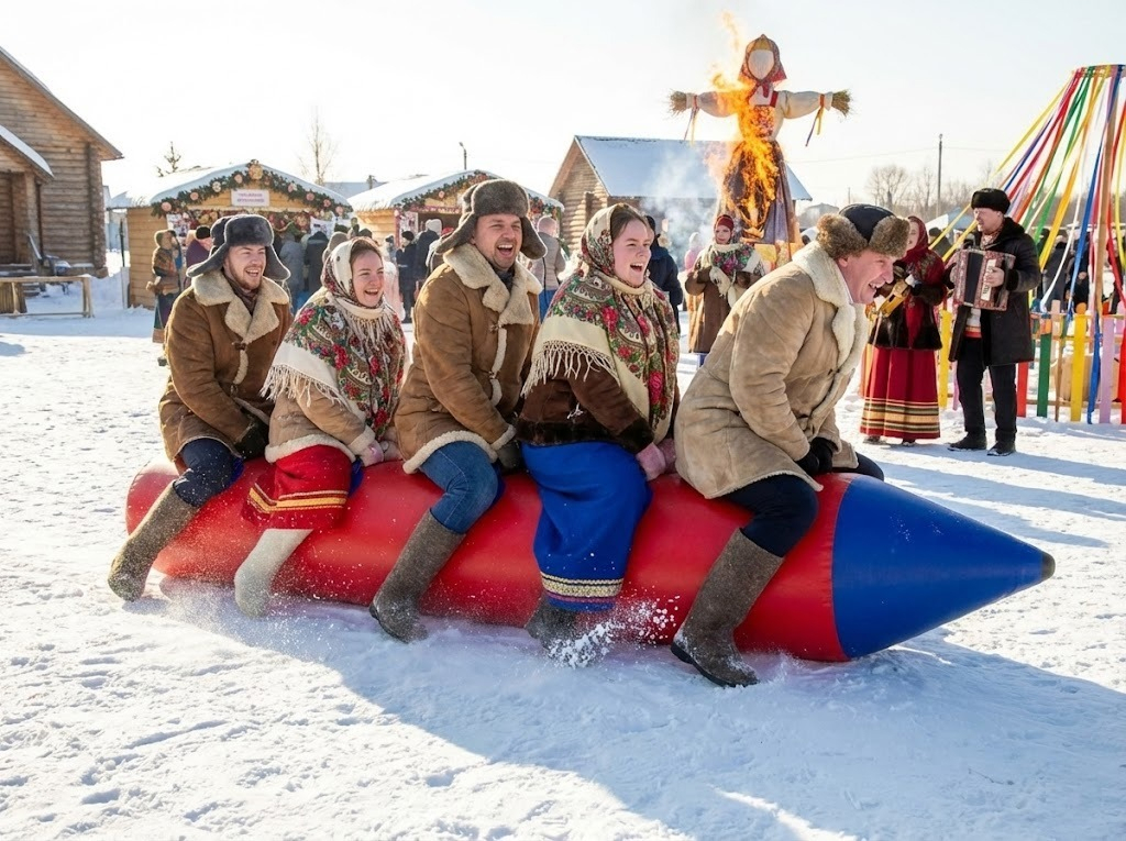 Игровой реквизит для Масленицы